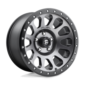 Fuel D601 Vector 17X9 -12 5X127, 5X5.0 Matte Gun Metal Black Bead Ring