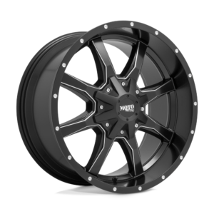 Moto Metal MO970 20X10 -245X127, 5X139.7, 5X5.0, 5.5 Semi Gloss Black Milled