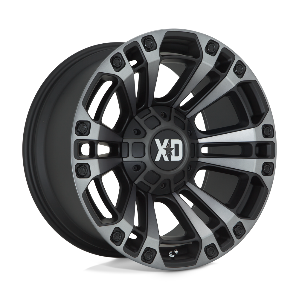 KMC KM100 SYNC 20X9 00 6X135, 6X139.7 Satin Black With Gray
